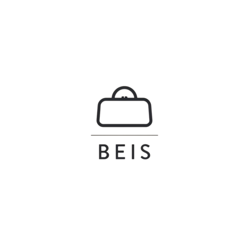 beis travel bag logo